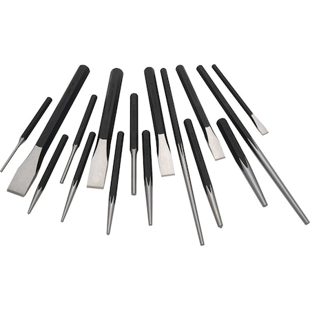 Dynamic Tools 16 Piece Punch And Chisel Set D058203
